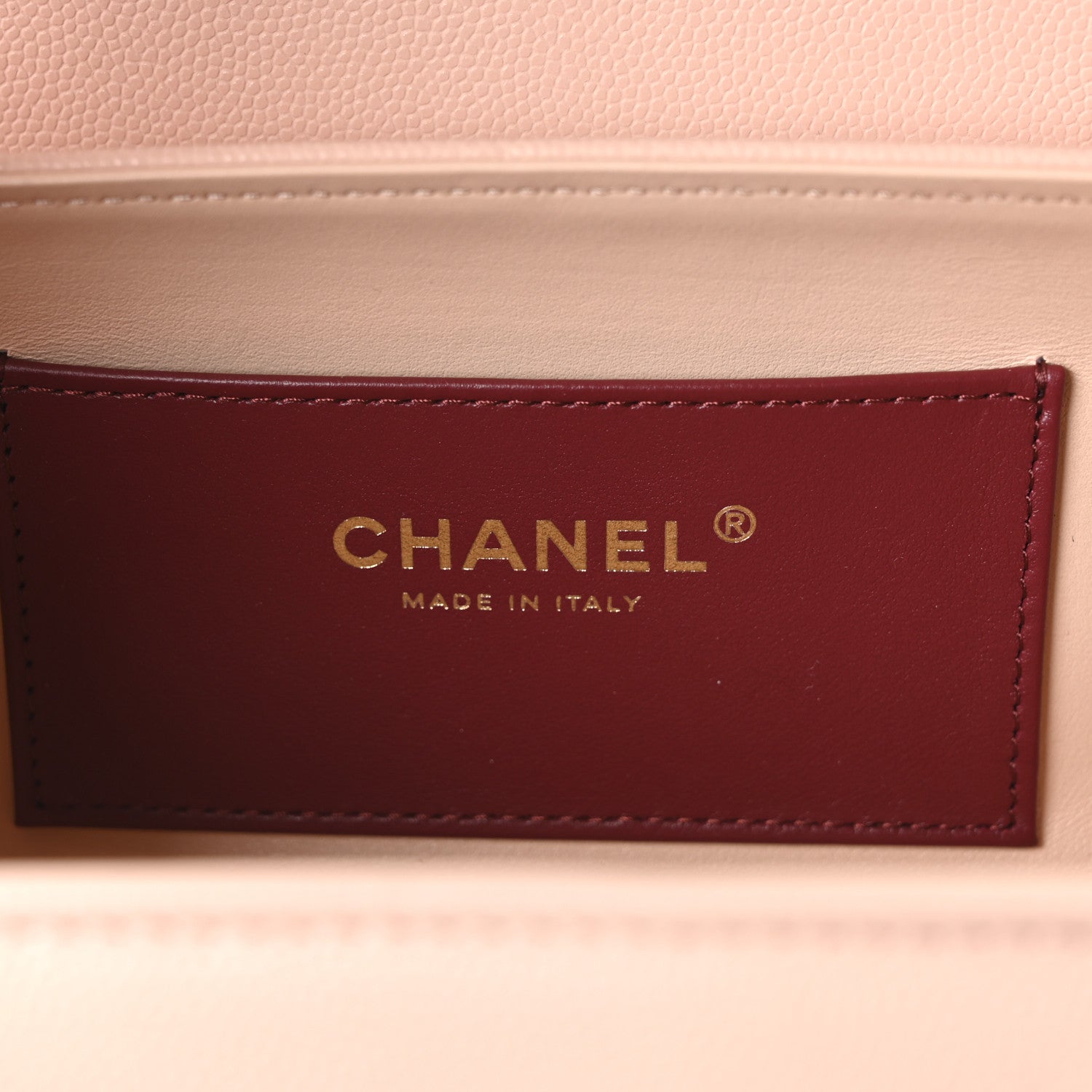 Chanel Shiny Caviar Preppy Coco Small Bowling Bag Rose Light Pink 6 of 11