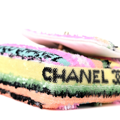 Chanel Sequin COCO Clutch With Chain Multicolor 10 of 11