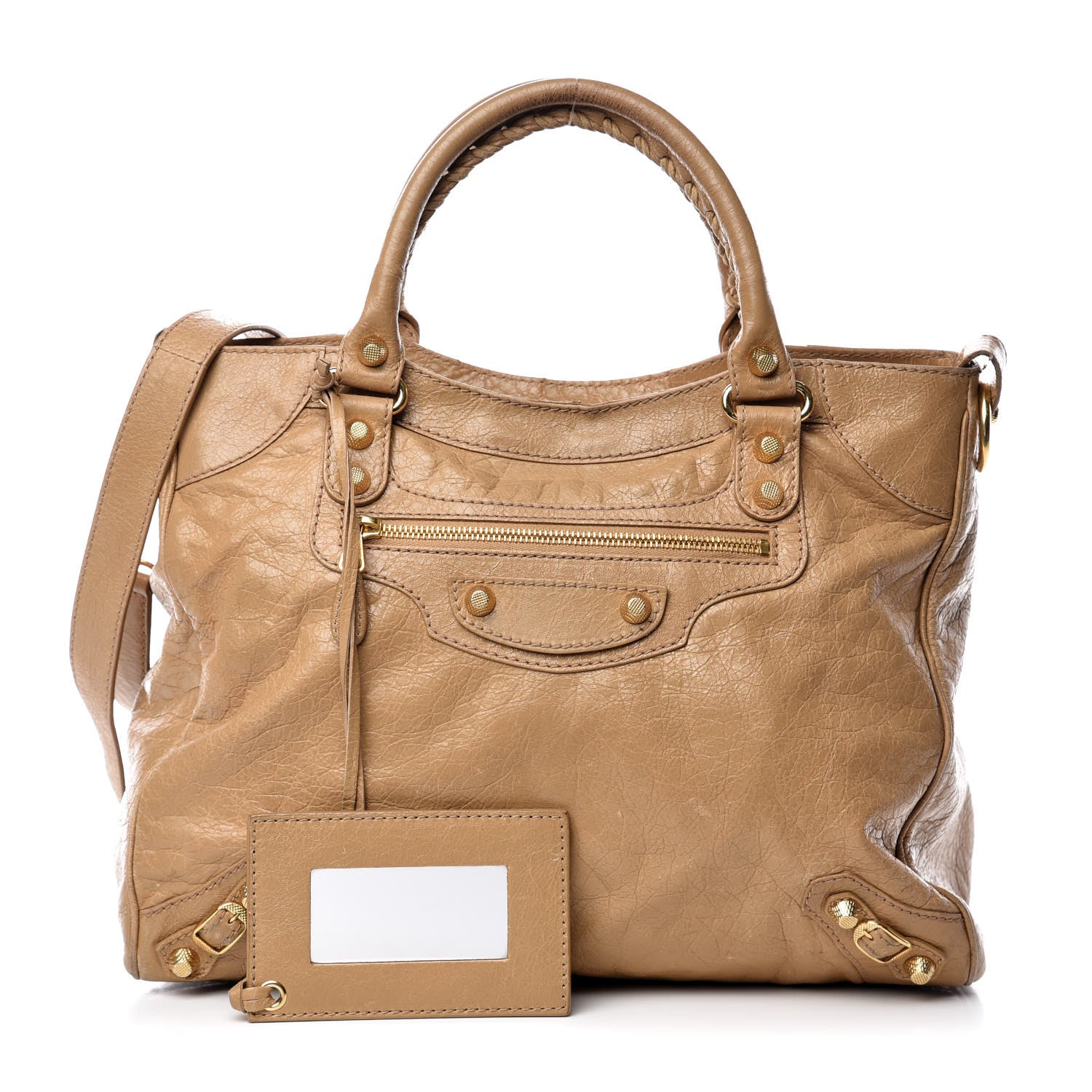 Balenciaga Agneau Giant 12 Gold Hardware Velo Beige Nougatine 1 of 19