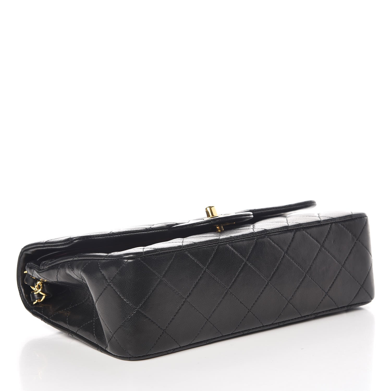 Chanel Lambskin Quilted Small Double Flap Black 4 of 10