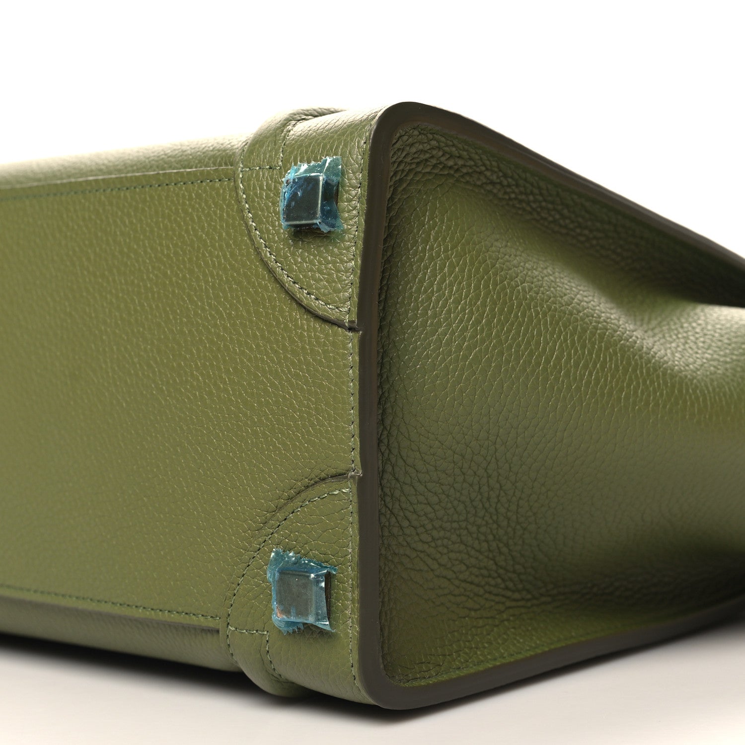 Celine Drummed Calfskin Micro Luggage Light Khaki 11 of 11