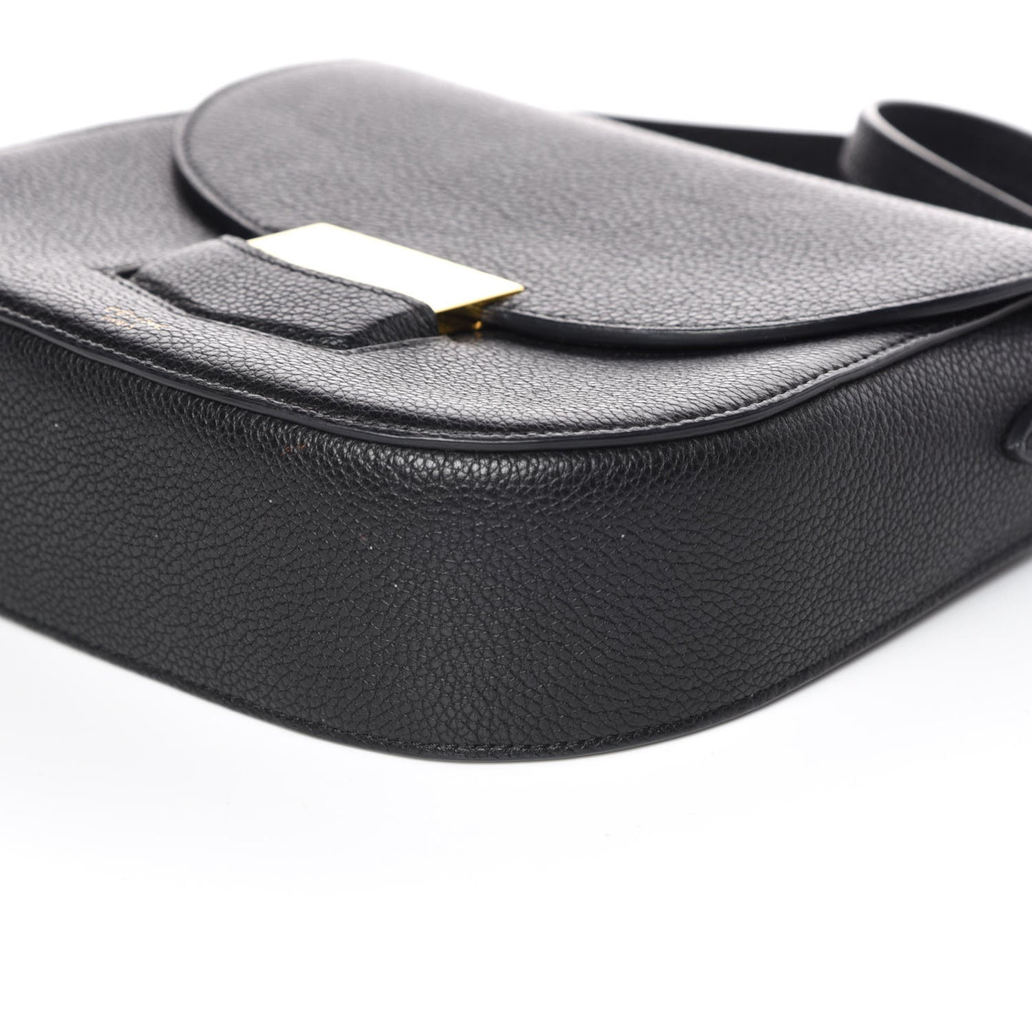 Baby Grained Calfskin Small Trotteur Black