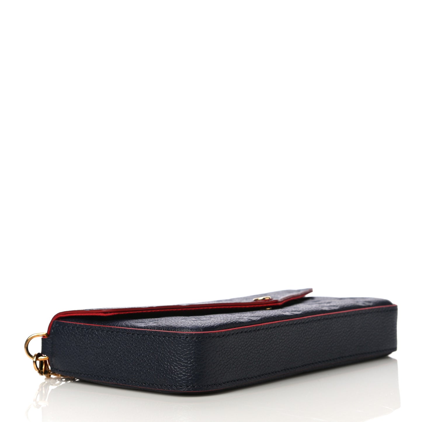 Empreinte Pochette Felicie Chain Wallet Marine Rouge