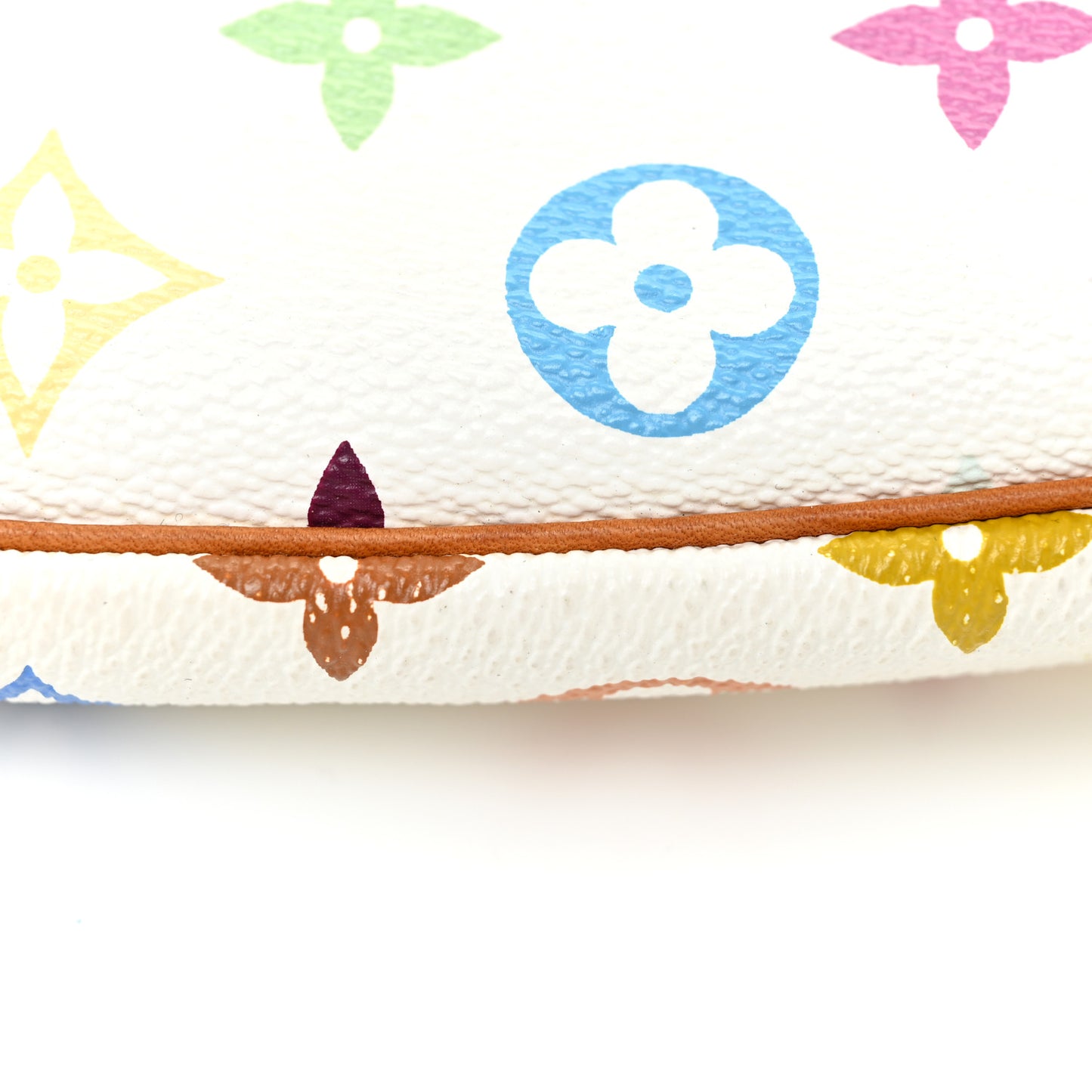 Monogram Multicolor Pochette Accessories White