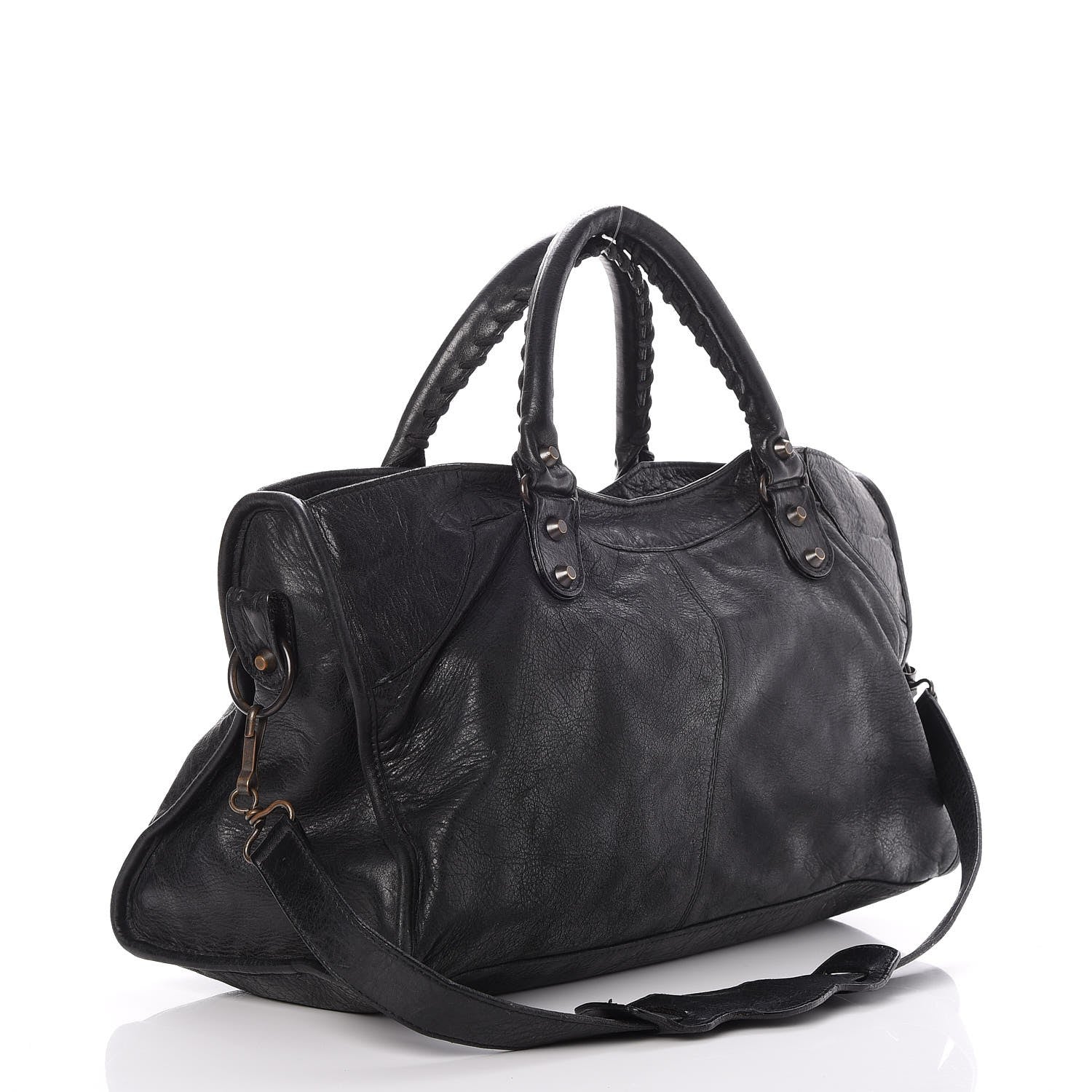 Balenciaga Agneau Classic Hardware Part Time Anthracite 3 of 7