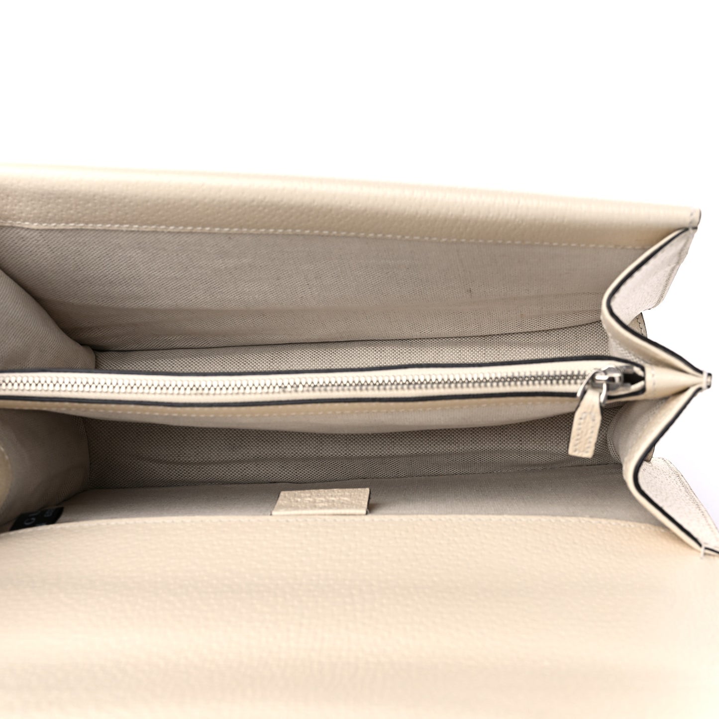 Textured Calfskin Crystal Small Dionysus Shoulder Bag Mystic White