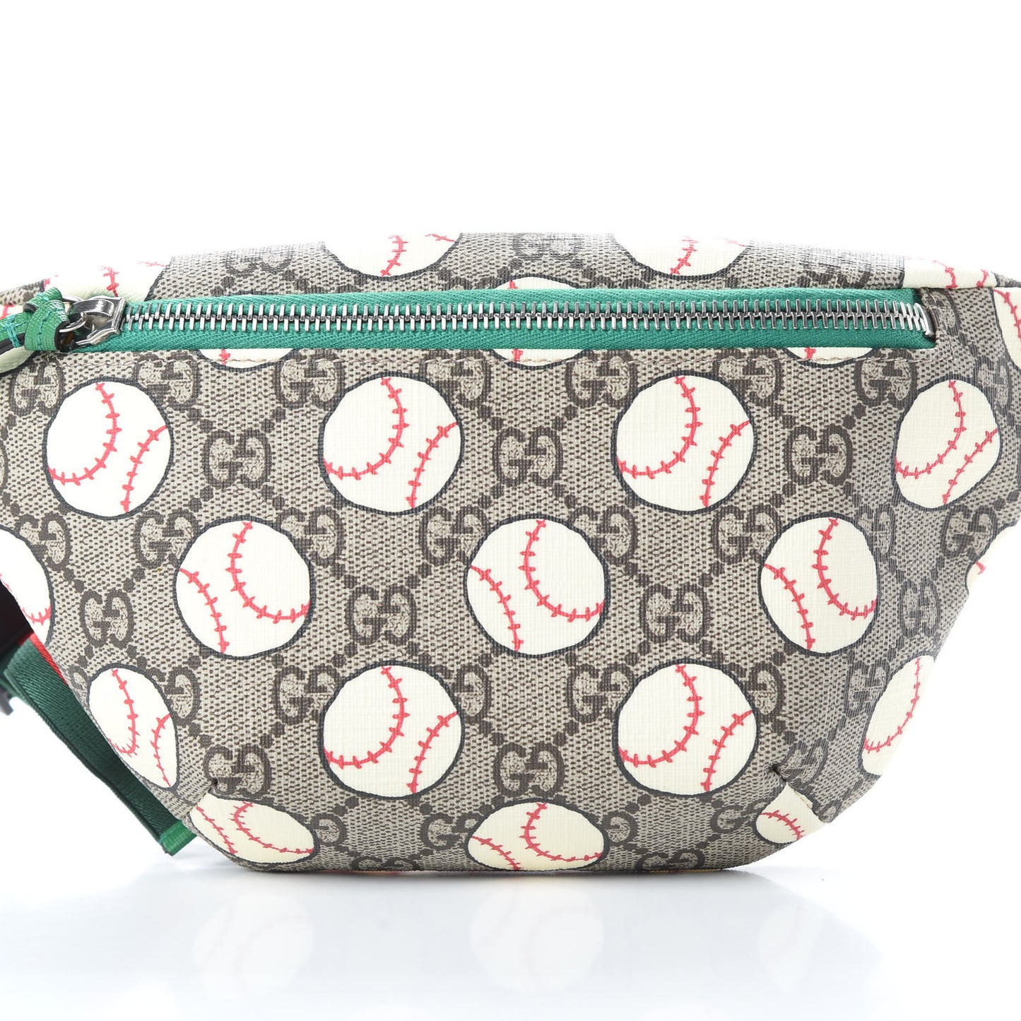 GG Supreme Monogram Baseballs Web Childrens Belt Bag