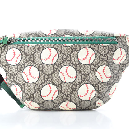 Gucci GG Supreme Monogram Baseballs Web Childrens Belt Bag 8 of 10
