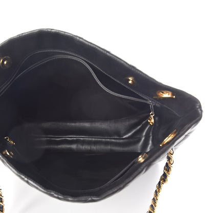 Chanel Calfskin Quilted Large Shoulder Bag Black 5 of 11