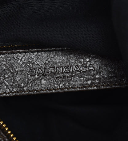 Balenciaga Agneau Giant 12 Gold Hardware Zip Traveler Backpack Charbon 9 of 9