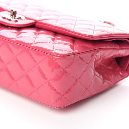 Chanel Patent Quilted Medium Double Flap Fuchsia 8 of 9