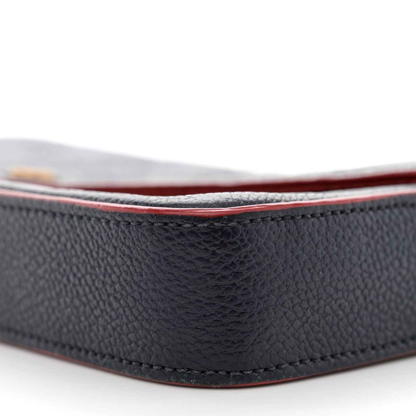 Empreinte Pochette Felicie Chain Wallet Marine Rouge
