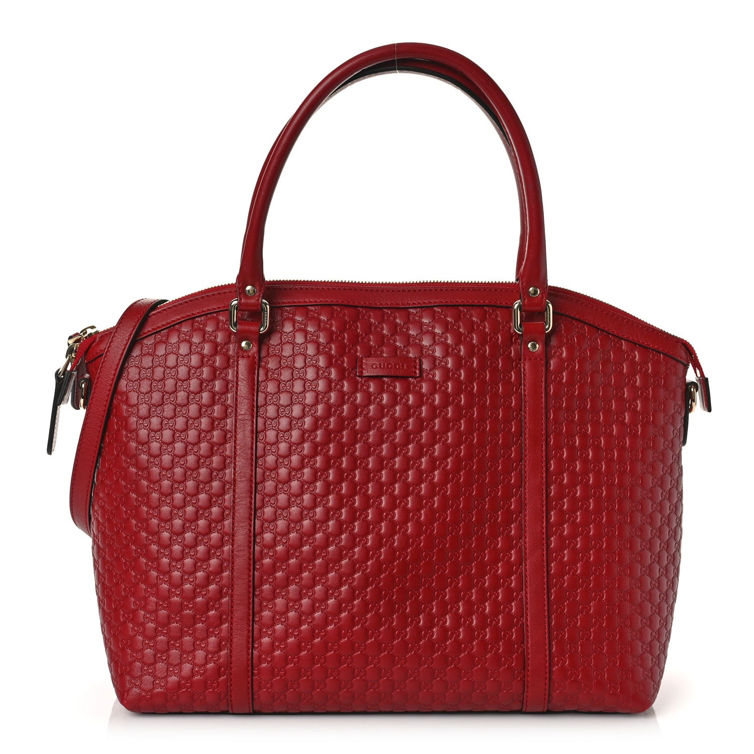 Gucci Soft Microguccissima Dome Satchel Red 1 of 9