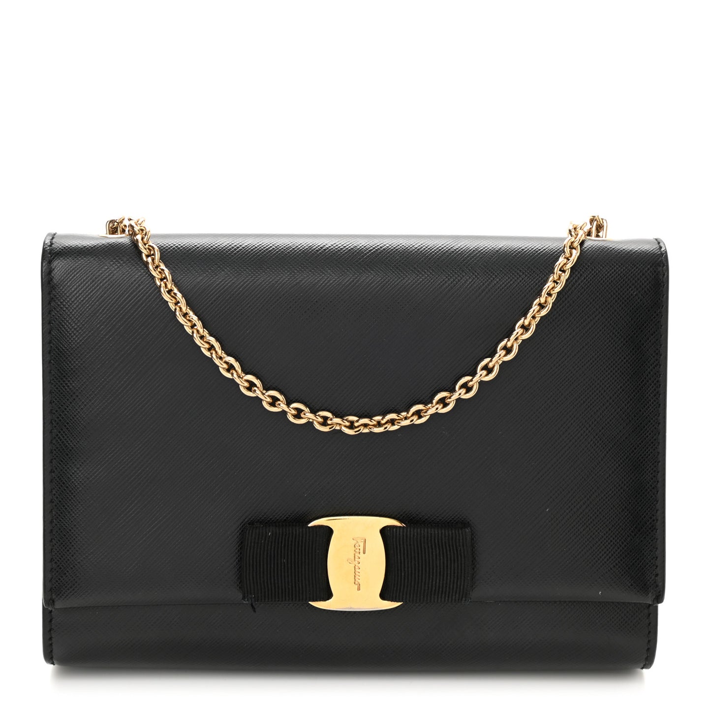 Calfskin Vara Bow Mini Bag Black