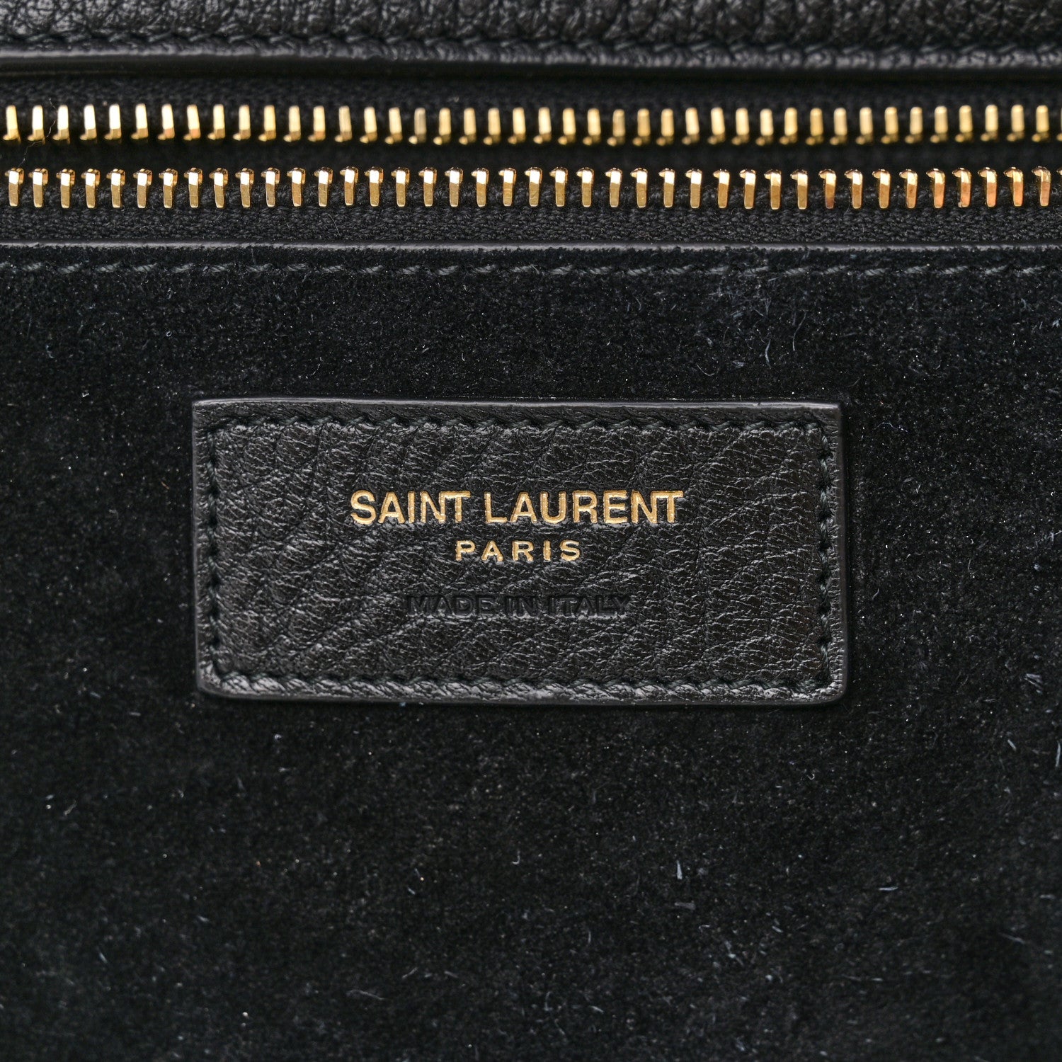 Saint Laurent Grained Deerskin Bea Tote Black 6 of 10