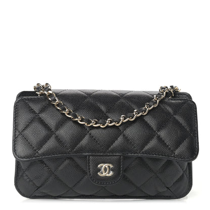 Chanel Caviar Fabric Graffiti Foldable Tote Bag With Chain Black Multicolor 1 of 18