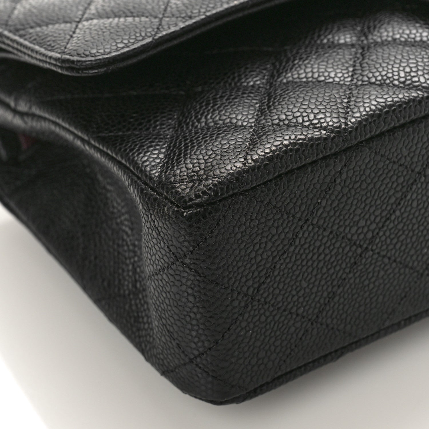 Chanel Caviar Quilted Medium Double Flap Black 8 of 10