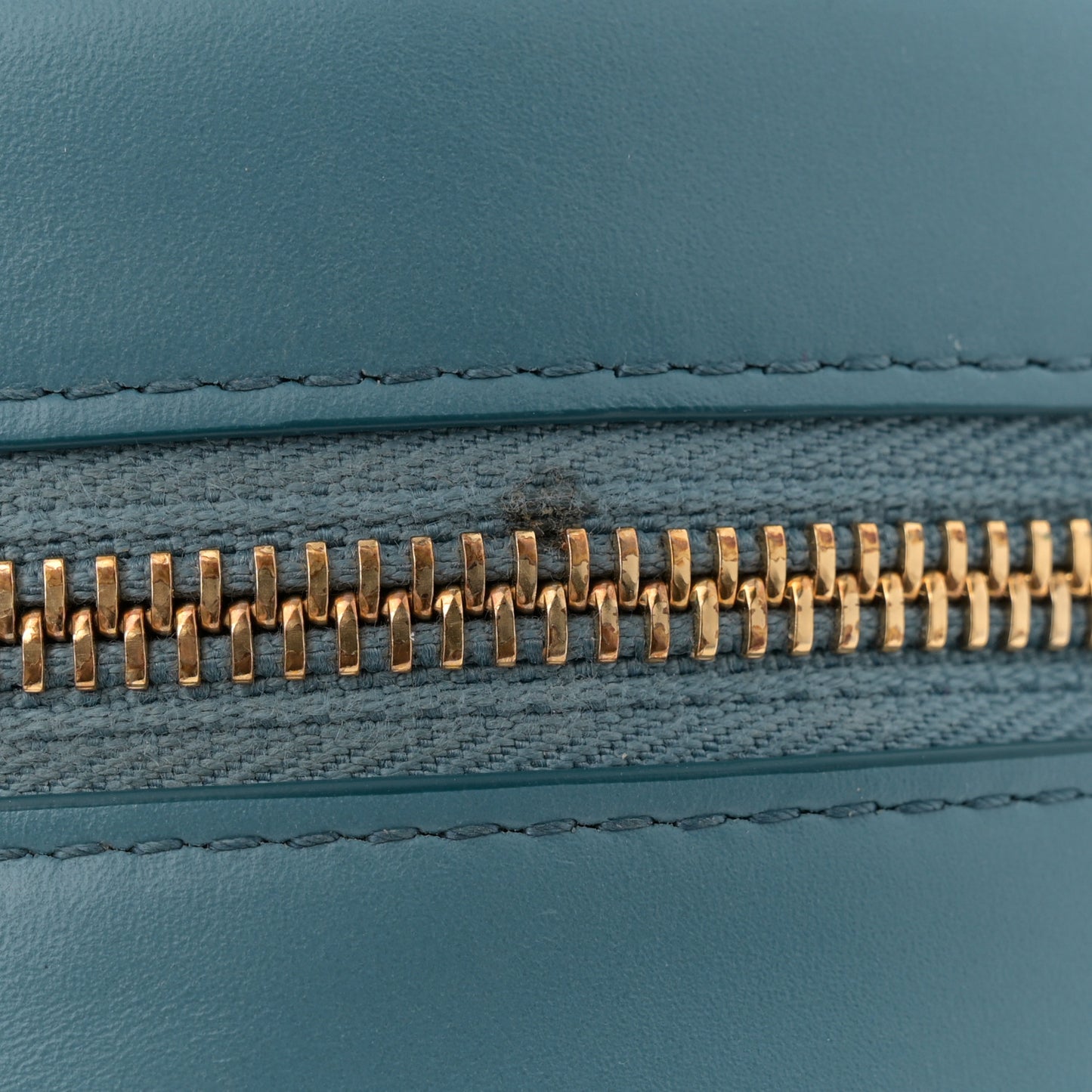 Smooth Calfskin Cuir Triomphe Oval Bag Denim