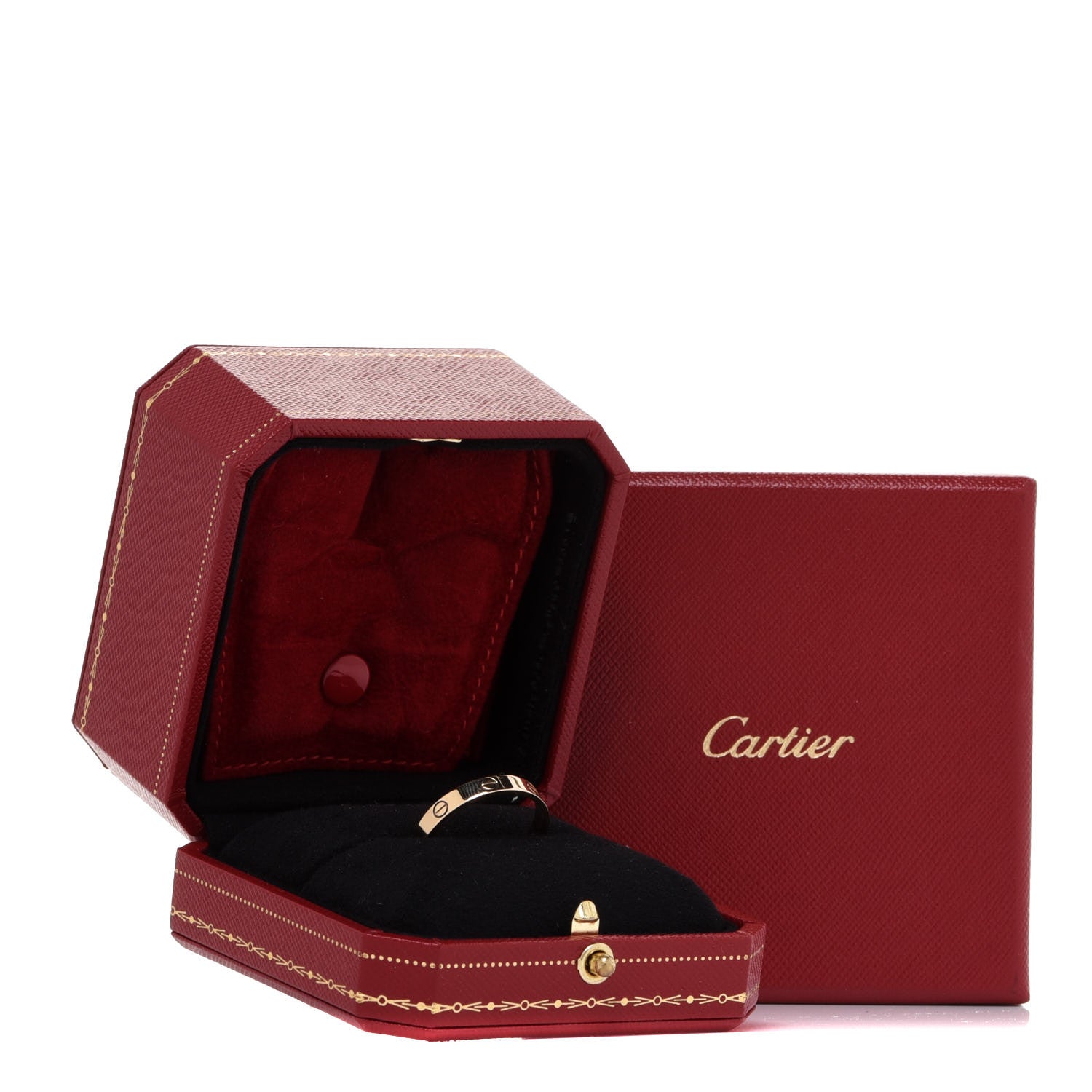 Cartier 18K Yellow Gold 3.5mm LOVE Wedding Band Ring 64 10.75 5 of 5