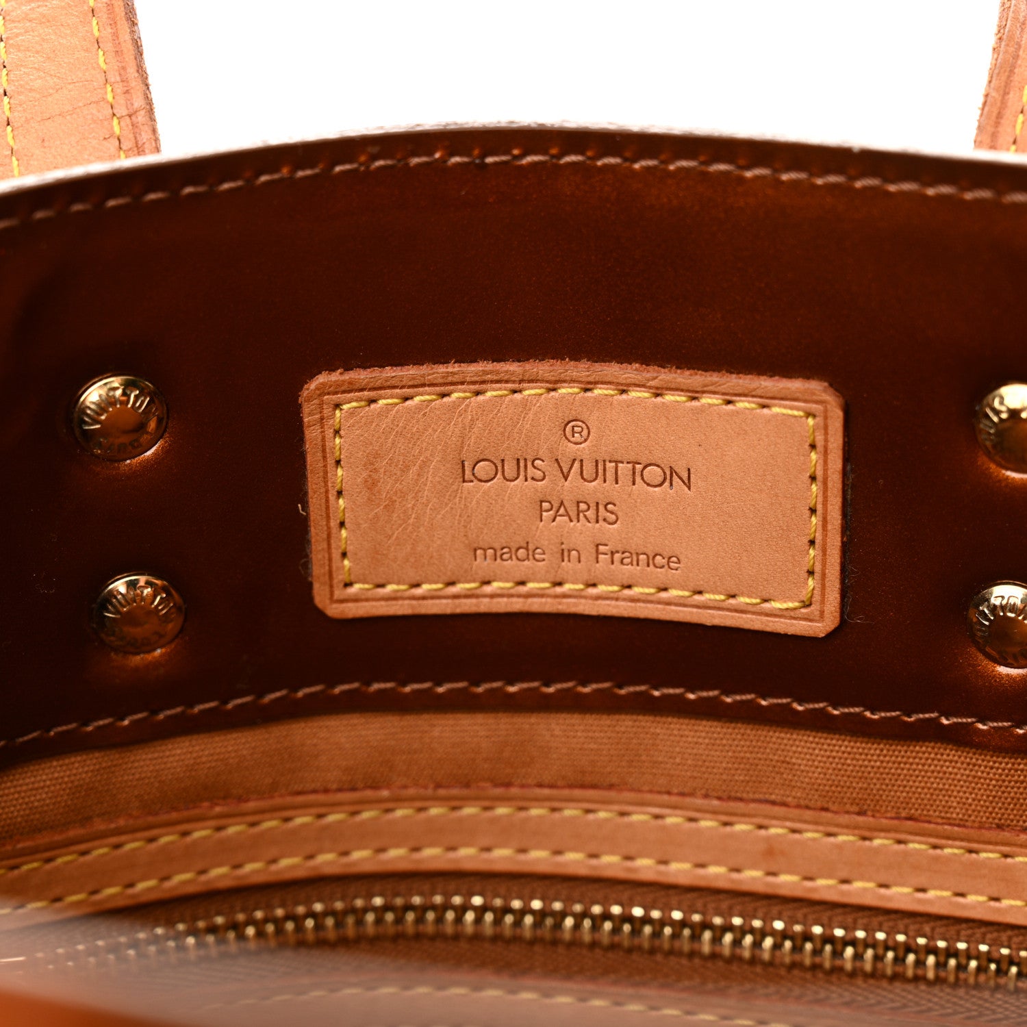 Louis Vuitton Vernis Reade PM Bronze 6 of 15