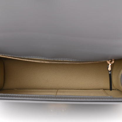 Valentino Garavani Vitello Medium Glam Lock Rockstud Flap London Stone 4 of 8
