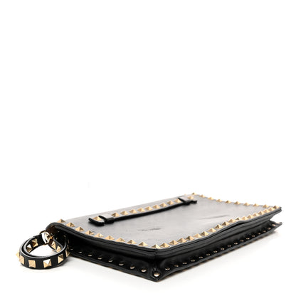 Valentino Garavani Nappa Rockstud Wristlet Clutch Black 3 of 10