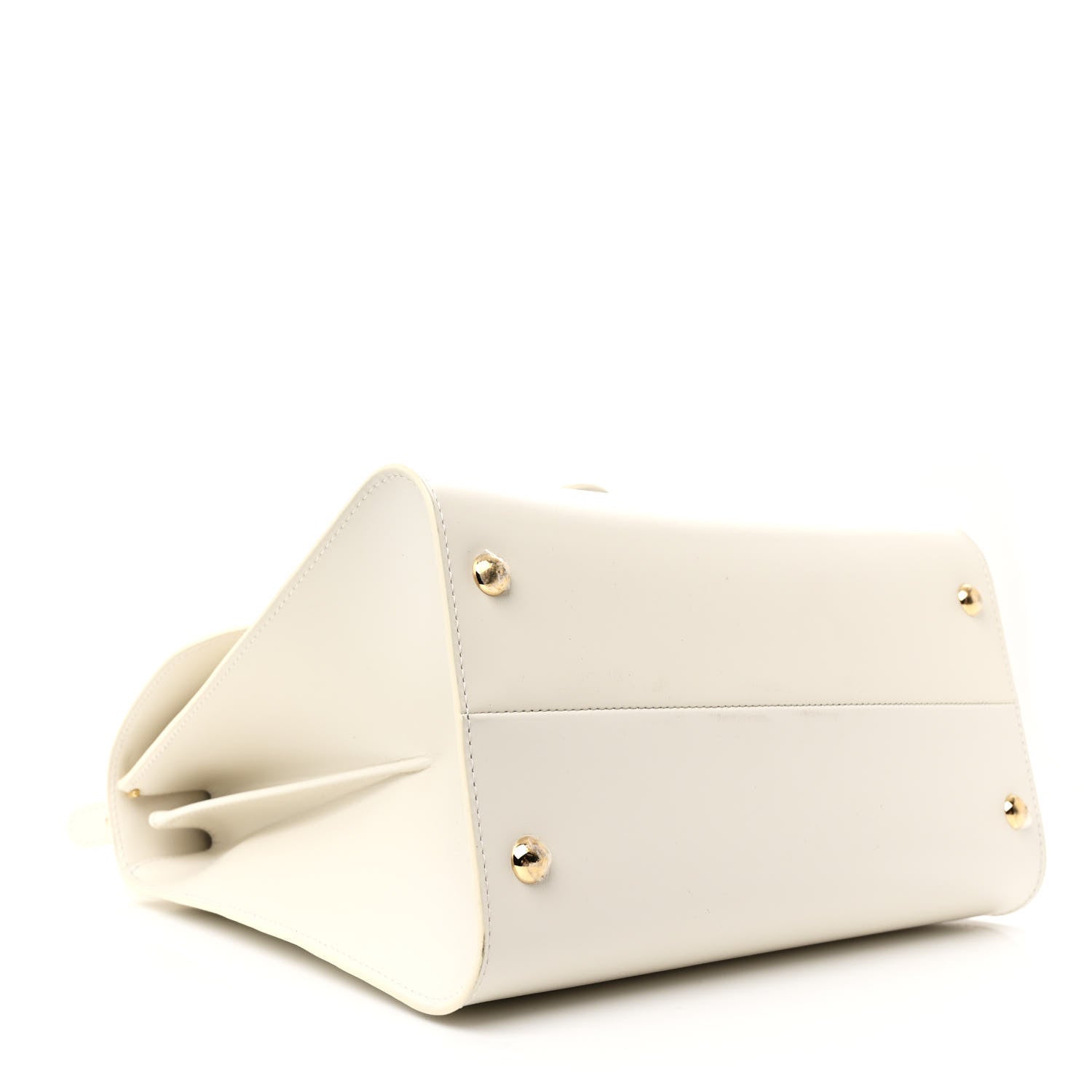 Delvaux Calfskin MM L'Humour Brillant Satchel Ivory Azure 5 of 13