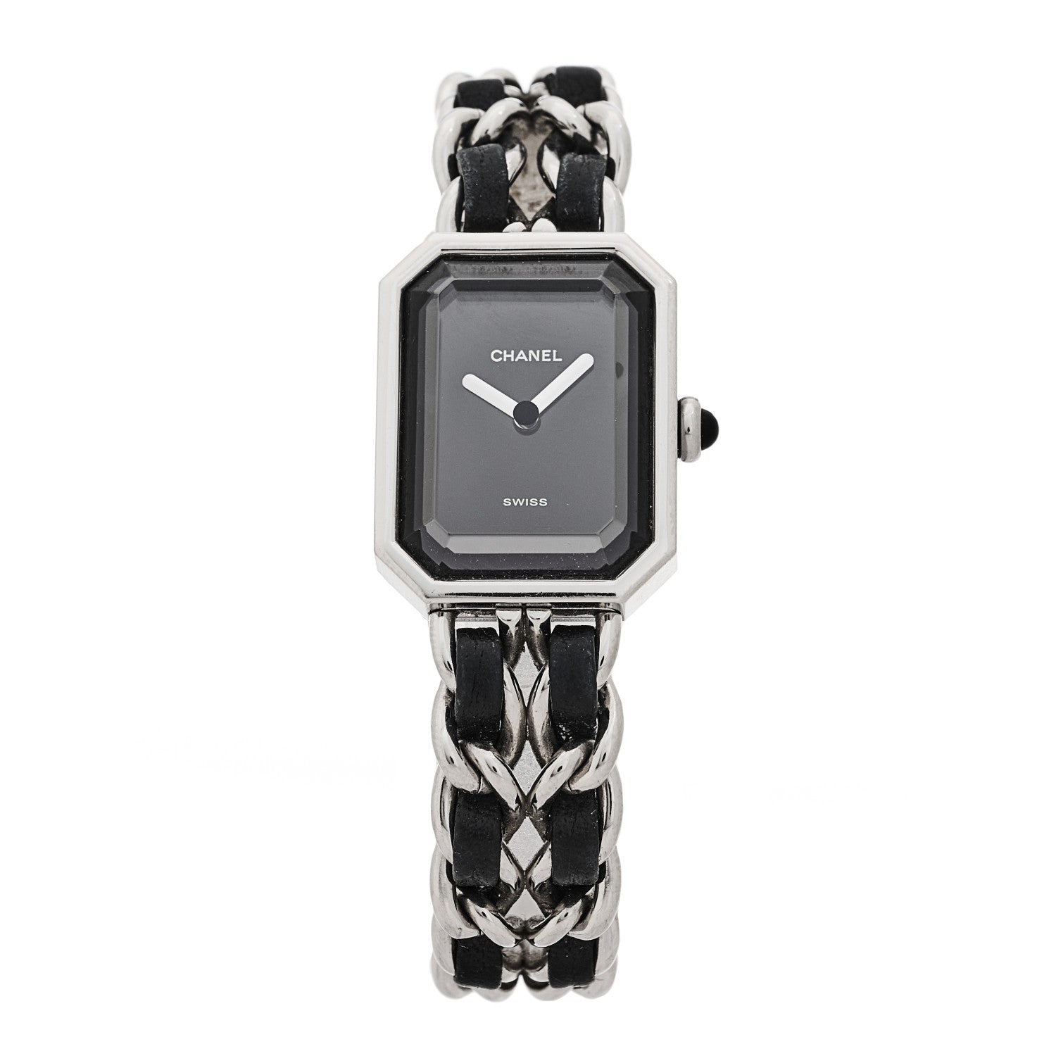 Chanel Stainless Steel Lambskin 20mm Chain Premiere Quartz Watch 1 of 4