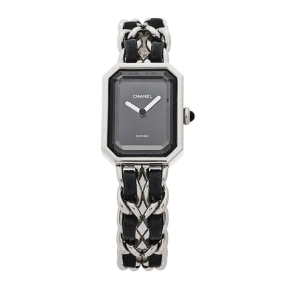 Chanel Stainless Steel Lambskin 20mm Chain Premiere Quartz Watch 1 of 4