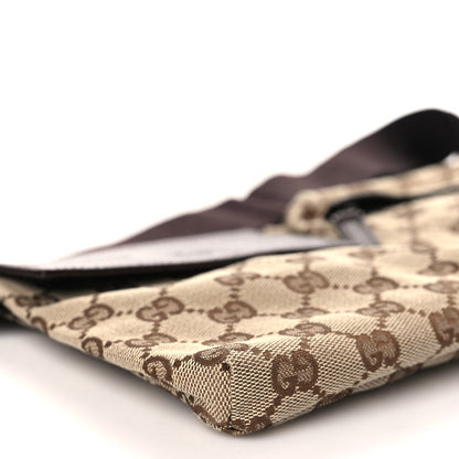 Gucci GG Monogram Double Pocket Belt Bag Dark Brown 8 of 9