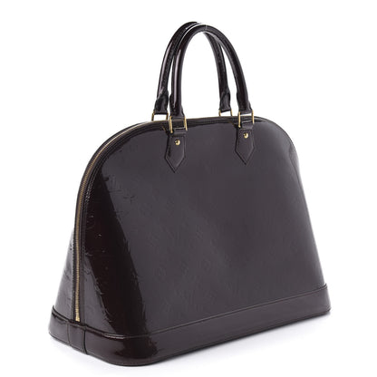 Louis Vuitton Vernis Alma GM Amarante 3 of 10