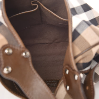 Burberry House Check Brook Hobo Brown 5 of 9