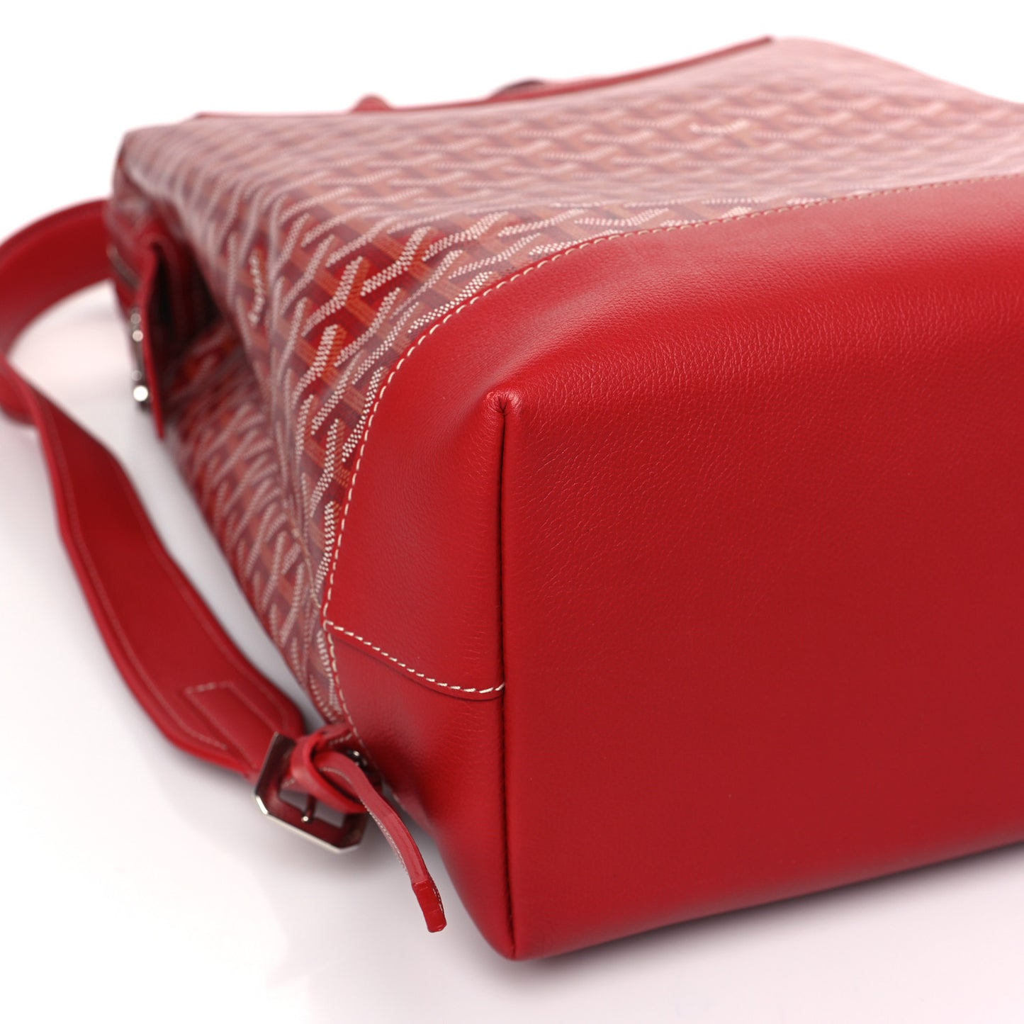 Goyardine Calfskin Cisalpin MM Backpack Red