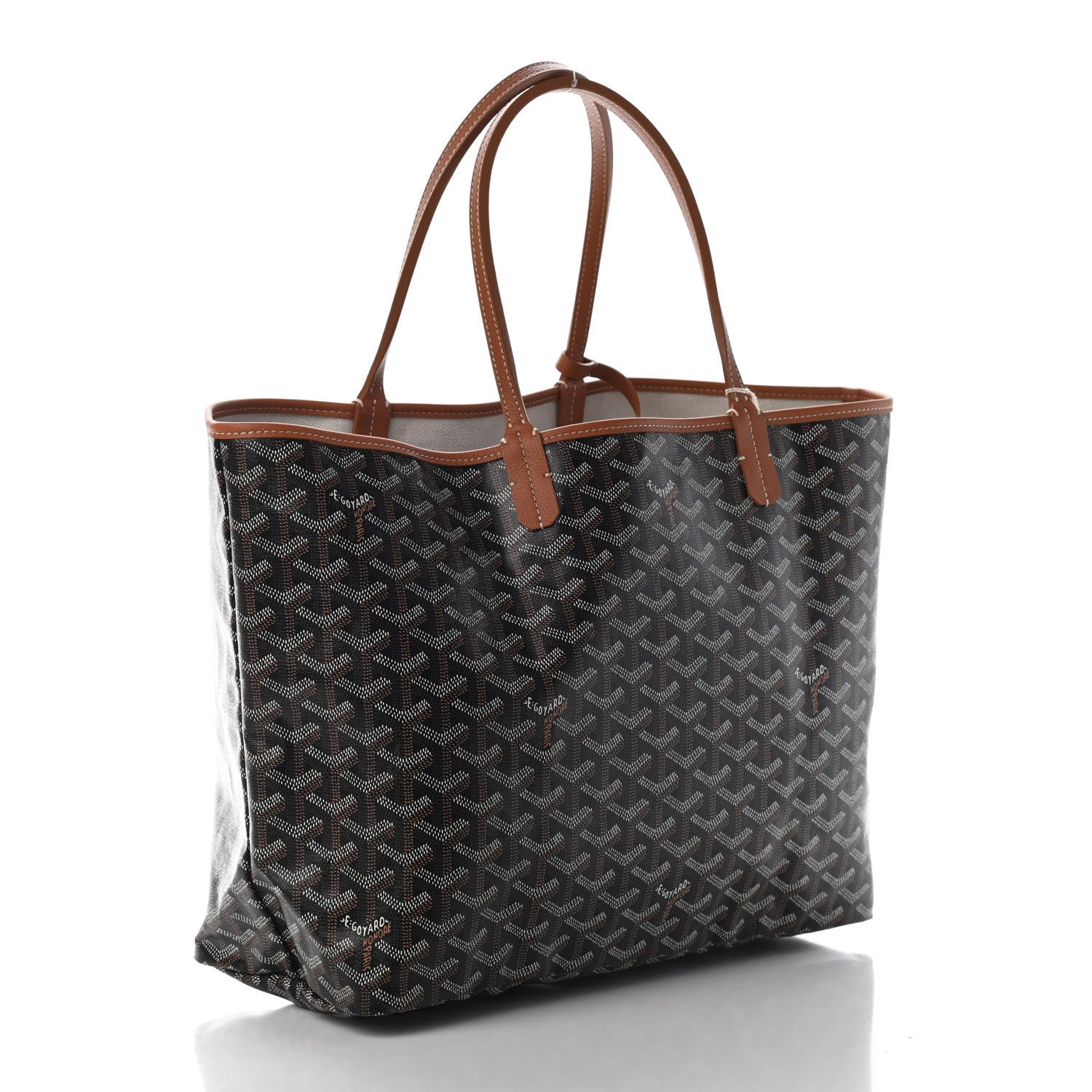 Goyard Goyardine Saint Louis PM Black Gold 3 of 8