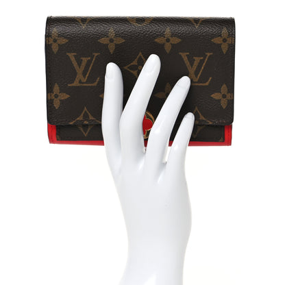 Louis Vuitton Monogram Flore Compact Wallet Coquelicot 2 of 7