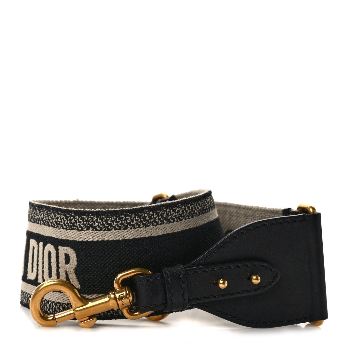 Canvas Embroidered Shoulder Strap Blue