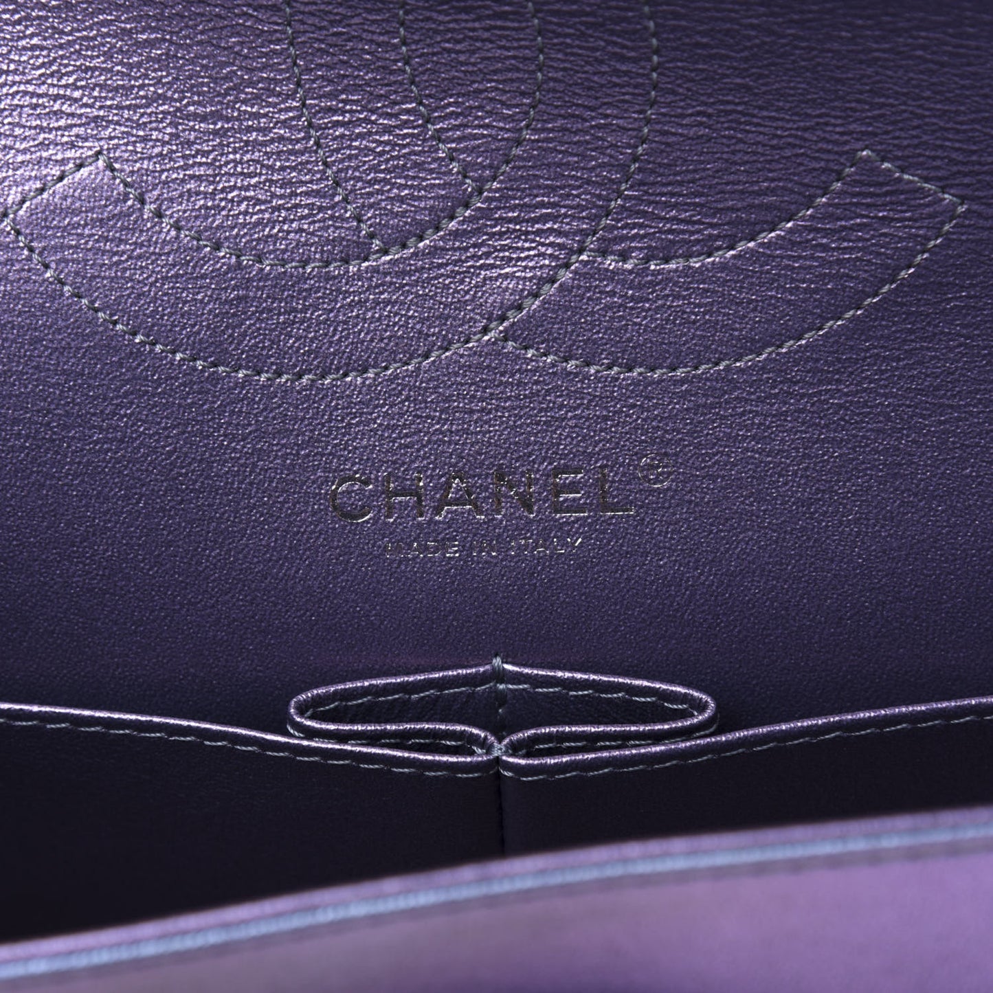 Iridescent Lambskin Quilted 2.55 Reissue 226 Flap Light Purple