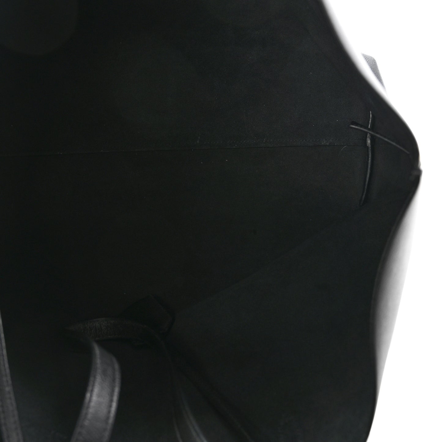Calfskin Large Shopping Tote Black