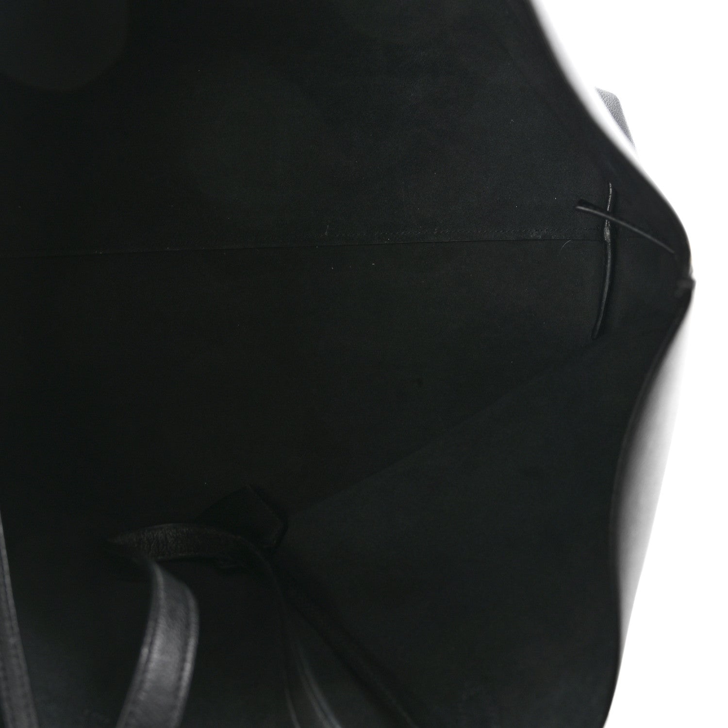Saint Laurent Calfskin Large Shopping Tote Black 6 of 10