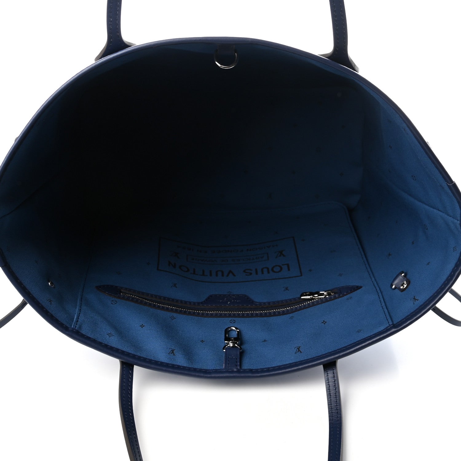Louis Vuitton Monogram Escale Neverfull MM Blue 4 of 4