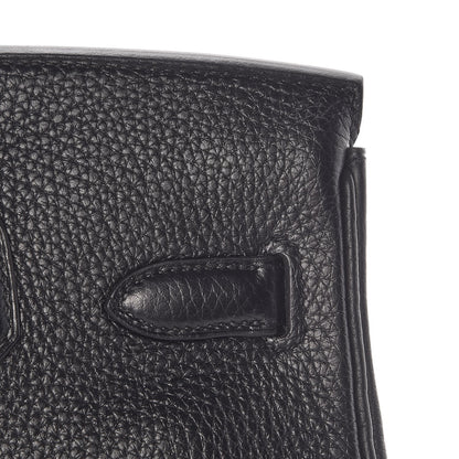 Hermes Taurillon Clemence Birkin 30 Black 33 of 70