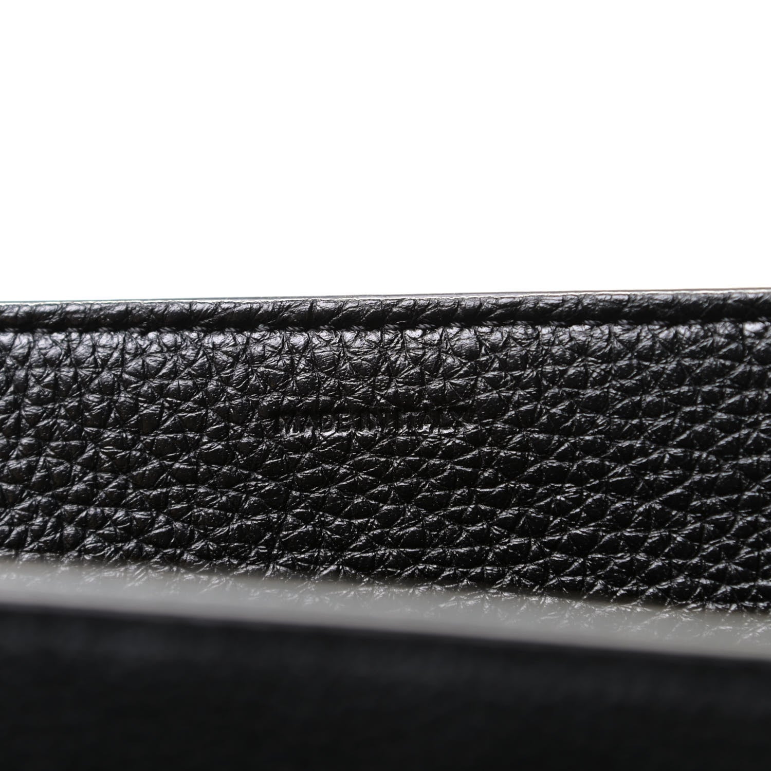Celine Grained Calfskin Small 16 Top Handle Bag Black 6 of 10