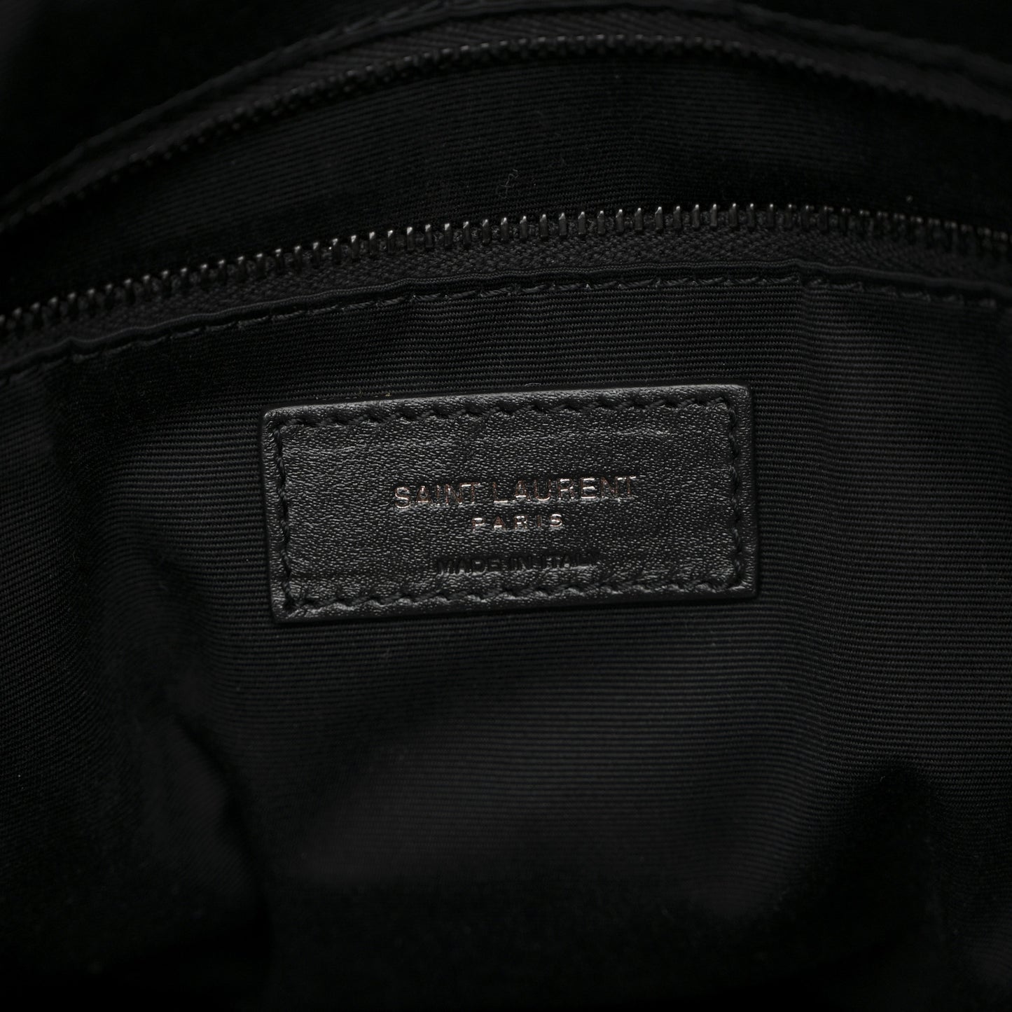Crinkled Calfskin Matelasse Monogram Large Niki Shopper Tote Black