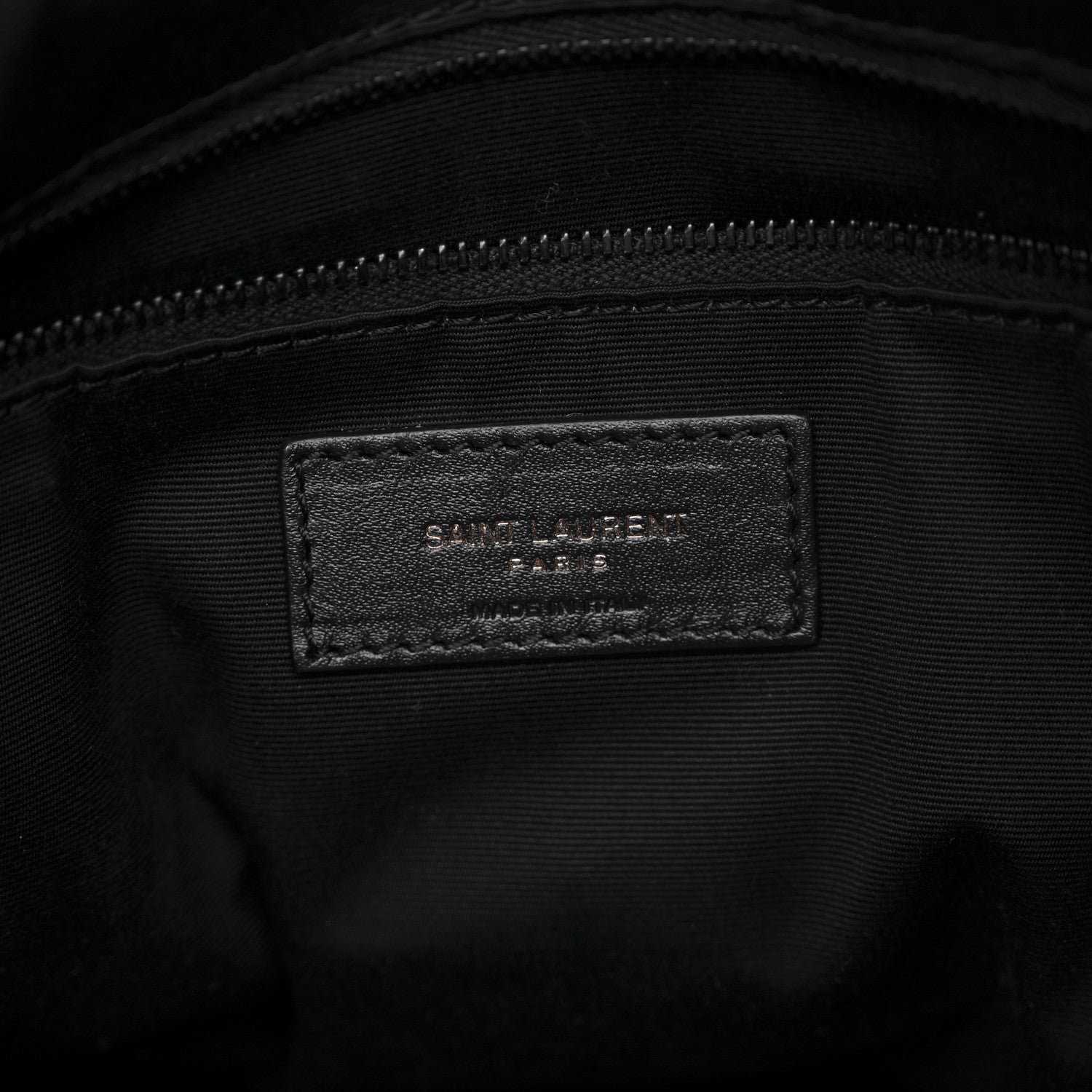 Saint Laurent Crinkled Calfskin Matelasse Monogram Large Niki Shopper Tote Black 6 of 10