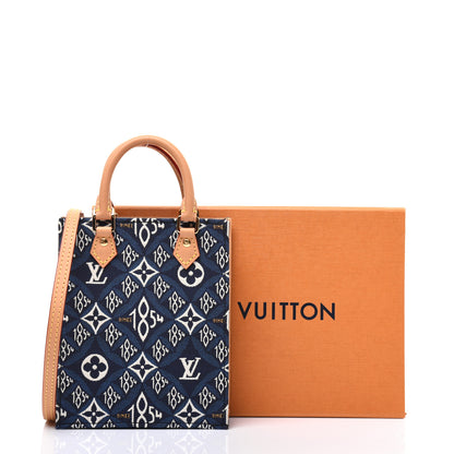 Louis Vuitton Jacquard Since 1854 Petit Sac Plat Blue 14 of 14