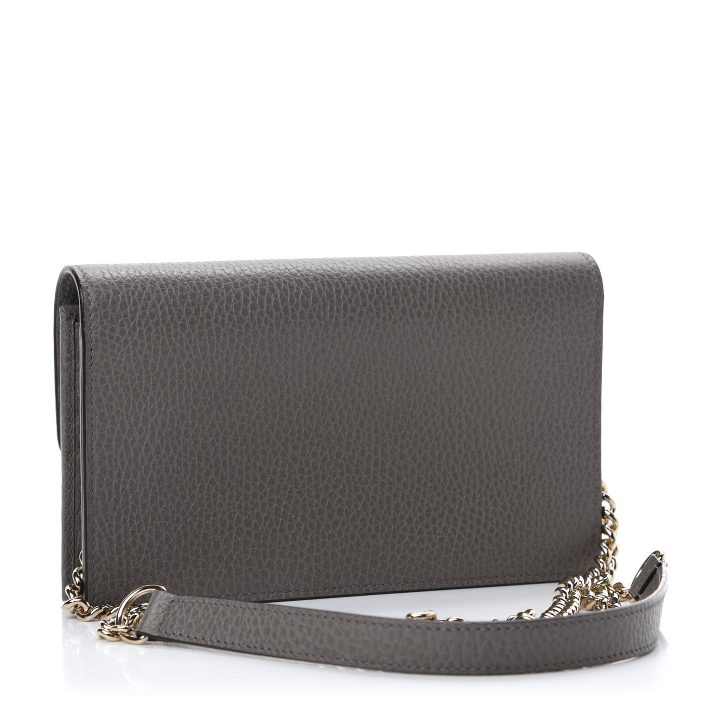 Dollar Calfskin Interlocking G Chain Wallet Loess