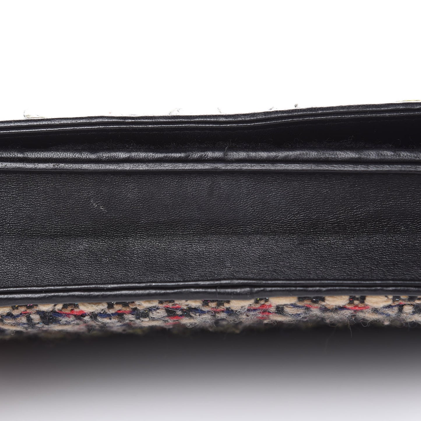 Tweed Wallet On Chain WOC Green Red Beige Black