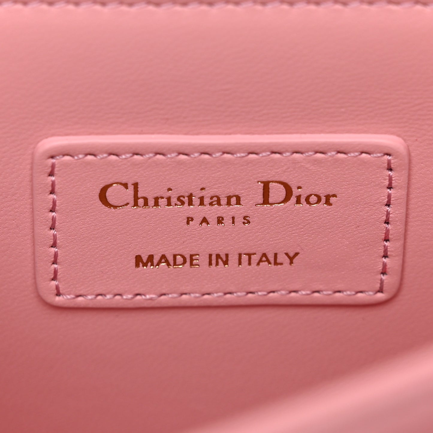Lambskin Cannage Miss Dior Top Handle Bag Pink