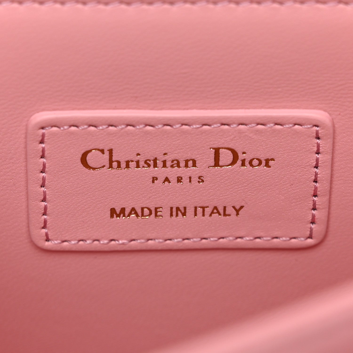 Christian Dior Lambskin Cannage Miss Dior Top Handle Bag Pink 6 of 10