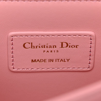 Christian Dior Lambskin Cannage Miss Dior Top Handle Bag Pink 6 of 10